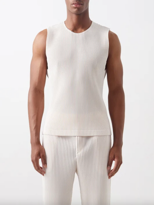 HOMME PLISSE ISSEY MIYAKE VEST PINK