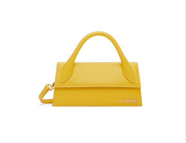 Chiquito crossbody bag Jacquemus Yellow in Suede - 16404400