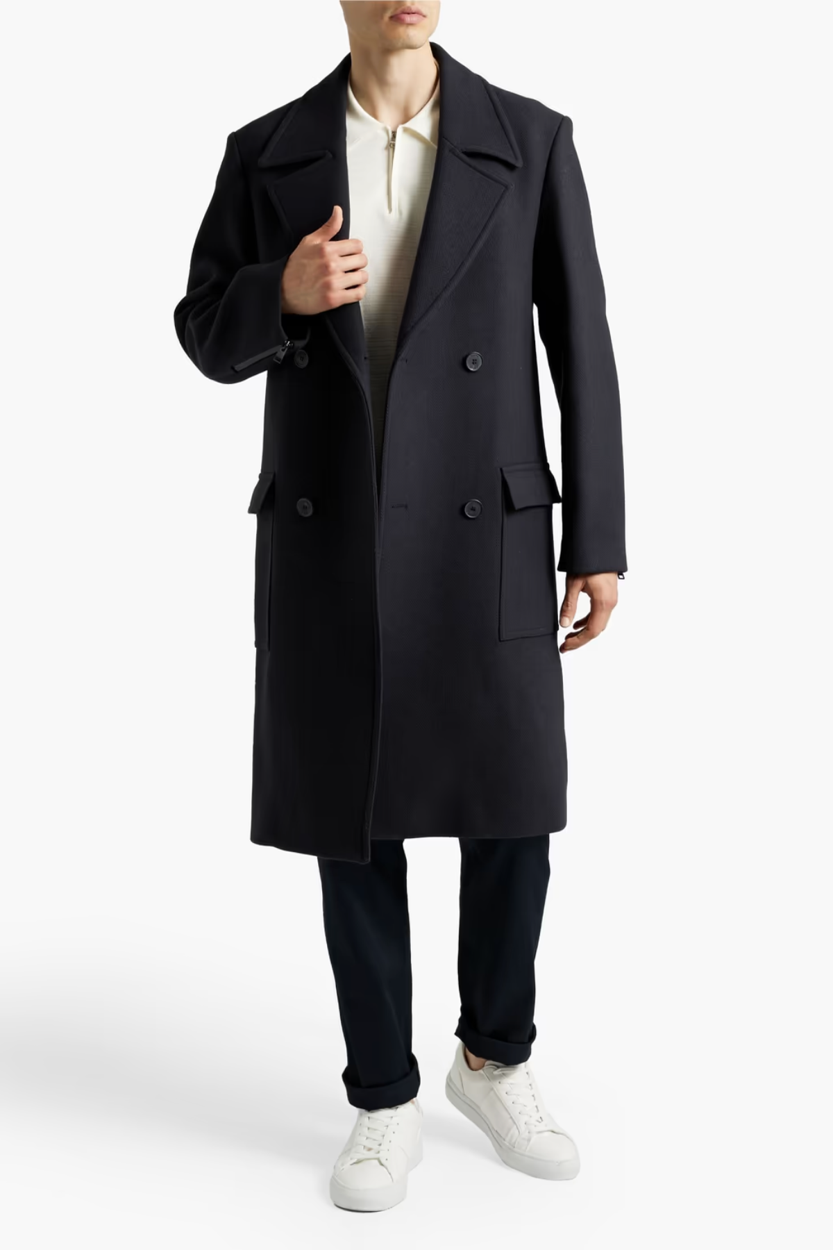 FRAME OVERSIZED DOUBLE BREASTED WOOL-BLEND COAT – TheLuxeLend