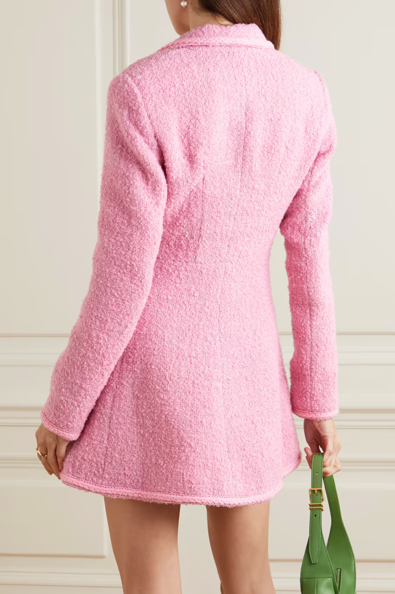 rotate pink blazer dress Pink Blazer Double Blazer Dress Double Breasted Blazer Rotate Pink Blazer Dress Shannon Blazer