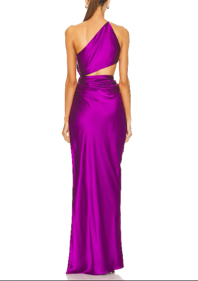 THE SEI ONE SHOULDER CUT OUT GOWN