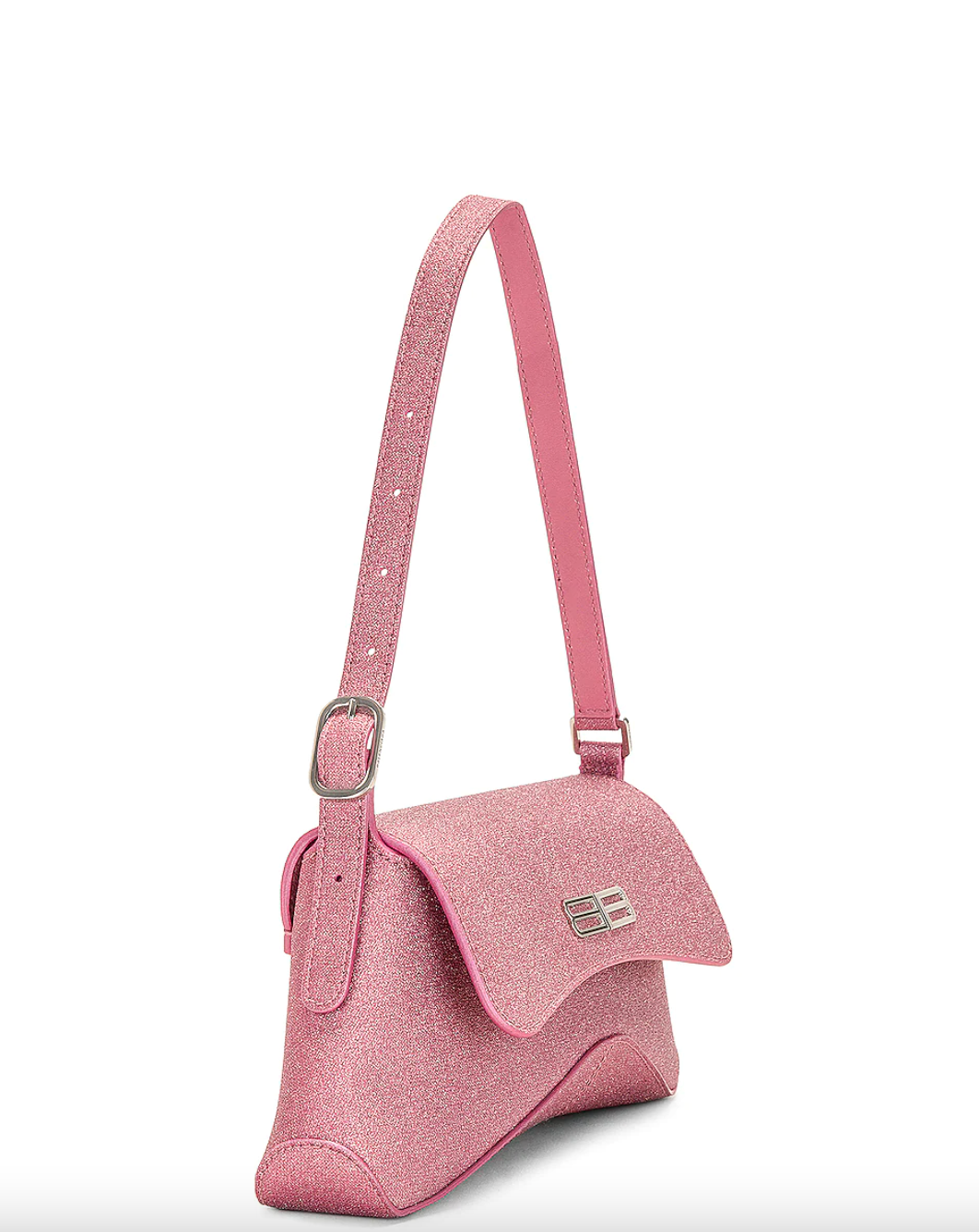 Balenciaga XX Small Flap Shoulder Bag in Sweet Pink