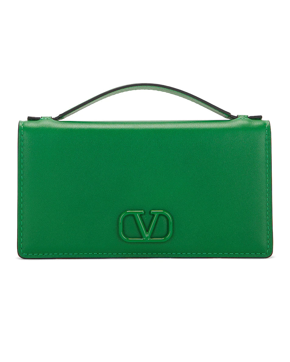 VALENTINO GARAVANI V LOGO SIGNATURE WALLET ON CHAIN VALENTINO GARAVANI V LOGO SIGNATURE WALLET ON CHAIN